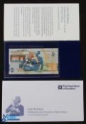 Jack Nicklaus signed Royal Bank of Scotland £5 bank note issued to commemorate Jack Nicklaus 40th