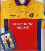 2004 Essex CCC Cricket Multi Signed Shirt - J E Bishop S A Brant A J Clarke, A N Cook, A P Cowan,