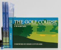 Collection of Golf Architecture Books (3) Fred Hawtree - 'The Golf Course Planning, Design,