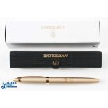 Rare 2001 Ryder Cup The Belfry (postponed) Players Waterman Paris Biro - gold and beige with Ryder