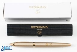 Rare 2001 Ryder Cup The Belfry (postponed) Players Waterman Paris Biro - gold and beige with Ryder