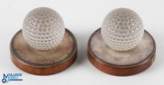 2x 1990s Credit Suisse Private Banking Golf Trophies - both Pro-Am played at Bad Ragaz in 1997 and