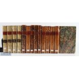 1792-1798 The Sporting Magazines, a run of 13 volumes 1-13, covering a good collection of sports and