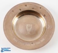 2008 Royal Cinque Ports "The Grand Golf Match" Silver Dish - silver hallmarked 925 engraved to the