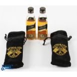 2x 1993 Johnny Walker Ryder Cup 12yr Old Black Label Scotch Whiskey Miniature Bottles - both in