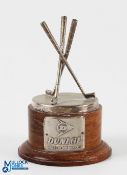 Tommy Horton 1976 Hong Kong Golf Open Dunlop Hole in One Silver Plated Trophy - c/w engraved