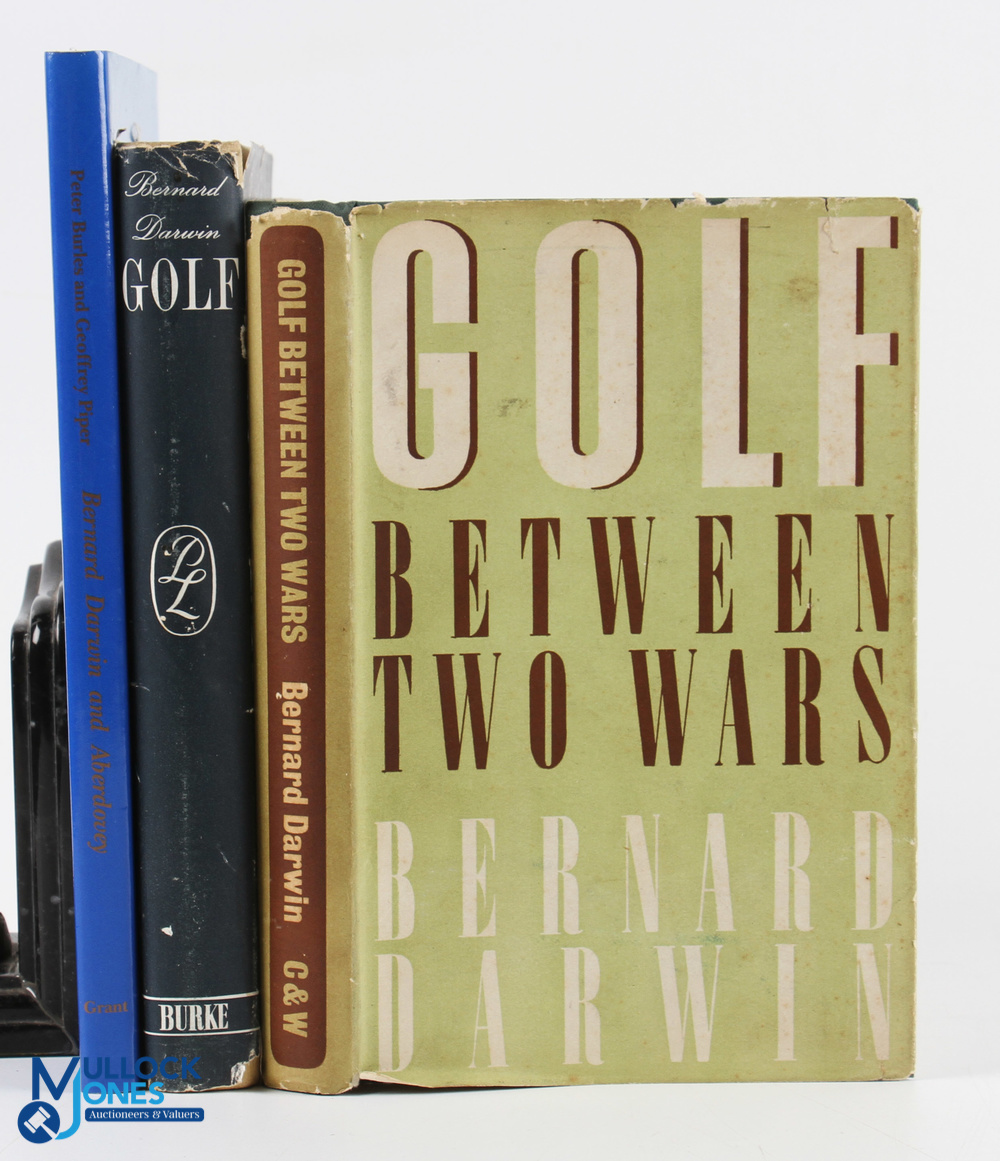 Darwin, Bernard (3) - 'Golf Between Two Wars' 1st ed 1944 c/w dust jacket some stains and nicks