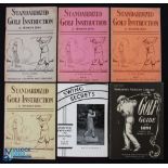 Interesting Collection of 1930s US and British Golf Instruction Hand Books (6) Collection of 4