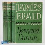 Collection of Bernard Darwin "James Braid" Golf Books signed by Harry Braid (3) each book given,