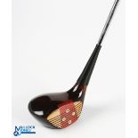 Paul Gibson Master Club Maker hand-made dark stained driver with red fibre insert without lead