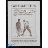 Harold Riley - 1996 "Golf Sketches - The Belfry PGA Seniors Championship" ltd ed 100 copies - in the