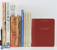 Golf Book Collection, a mixed lot to include 1965 Golfer Handbook - with wear to spine, a rebound