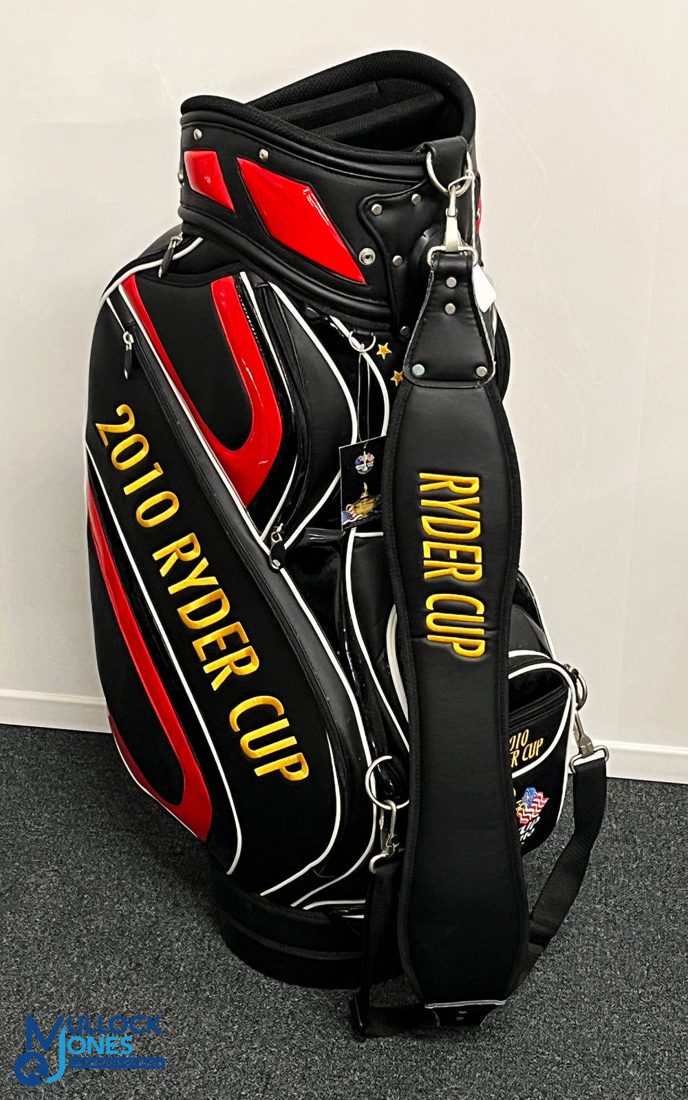 2010 Ryder Cup Celtic Manor Limited Edition Level Four large Golf Bag, ltd no. 104 /125, multi - Image 2 of 2