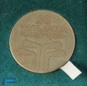1984 Whyte & Mackay PGA Championship Competitors Medal - played at Wentworth GC and given to