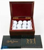 Interesting Callaway Presentation Bobby Jones Golf Collection c1990 - comprising light stained
