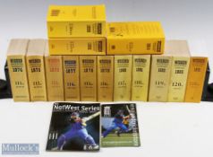 1974-1983 Wisden Cricket Almanacs all softback issues, plus 1991, 1998, 1999 all softback issues,