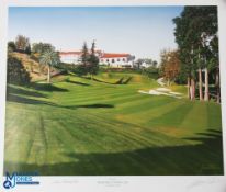Graeme Baxter Rivera Country Club 18th Hole Golf Print - limited edition signed print No 485 /850