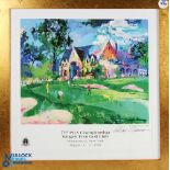 Leroy Neiman (b.1926-d.2012) signed "79th PGA Golf championship 1997" colour poster - played at