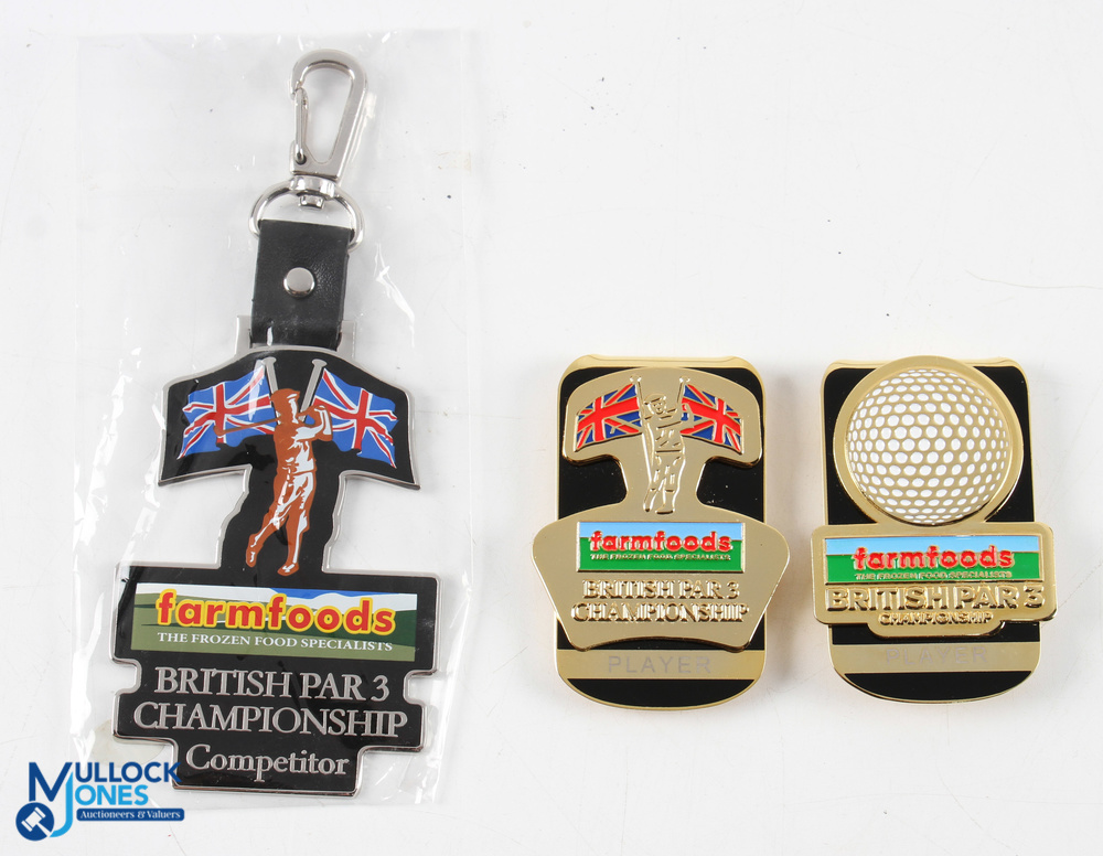 Collection of Various British Par 3 Golf Championship Players Brass and Enamel badges to incl