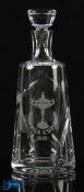 2005 PGA Cup Matches Waterford Crystal Siren Port Decanter - given to players, officials and