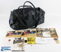 1997 Ryder Cup Valderrama European Team Leather Golf Bag and Related Ephemera - leather shoulder bag