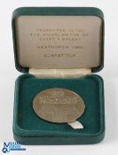 1986 Whyte & Mackay PGA Championship Competitors Medal - given to contestant Tommy Horton who made