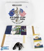 2006 Ryder Cup K Club Dublin Official Guests Media Pack and Other Related Items (20) - Opening and