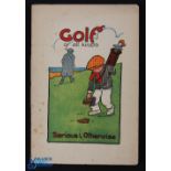 Scarce 1930s Golfing Picture Handbook of Verse titled "Golf of all Kinds" with Sketches by G Tyffe