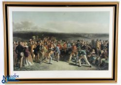 Charles Lees RSA (1800-1880) After - The Grand Match Played Over St Andrews Links 1841" - fine large
