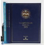 3x Official US and Open Golf Tournament Annuals - to incl 1995 First Annual with foreword by Byron