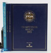 3x Official US and Open Golf Tournament Annuals - to incl 1995 First Annual with foreword by Byron