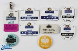 Collection of Various US PGA Senior Championship Tournament, Guest, Family and Clubhouse Badges (