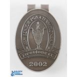 2002 Senior PGA 63rd Championship Golf Tournament Money Clip - played at Firestone Country Club