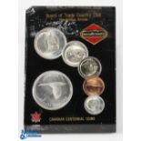 Carling World Golf "Board of Trade Country Club" Canadian Centennial Coin Collection Paper Weight