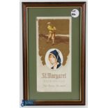St Margaet Underwear - for every occasion - a good period advertising card, featuring a golfer in