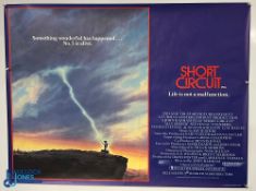 Original Movie/Film Poster – 1986 Short Circuit 40x30” approx. creases apparent, kept rolled Ex