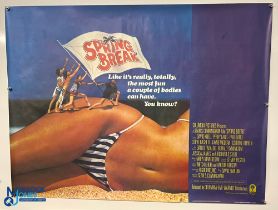 Original Movie/Film Poster – 1983 Spring Break 40x30” approx. creases apparent, folds, kept