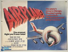 Original Movie/Film Posters (3) – 1980 Airplane, 1982 Airplane II and 1983 National Lampoons