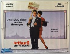 Original Movie / Film Posters (5) – features Arthur 2 On the Rocks - 40 x 30 Starring Dudley Moore