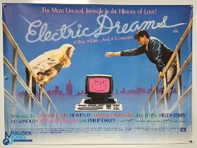 Original Movie/Film Poster – 1984 Electric Dreams A Boy, A Girl and a Computer 40x30” approx.,