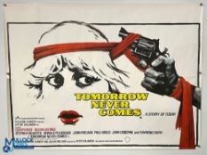 Original Movie/Film Poster – 1978 Tomorrow Never Comes 40x30” approx. folds, small tear, creases etc