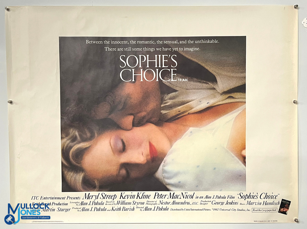Original Movie/Film Posters (3) – 1982 Sophie’s Choice 1983 Class, 1983 Heat and Dust 40x30” approx. - Image 3 of 3
