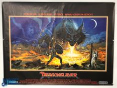 Original Movie/Film Poster – 1981 Dragon Slayer 40x30” approx. creases apparent, kept rolled Ex