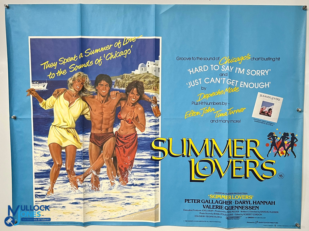 Original Movie/Film Posters (2) – 1982 still Of The Night and 1982 Summer Lovers 40x30” approx. - Image 2 of 2