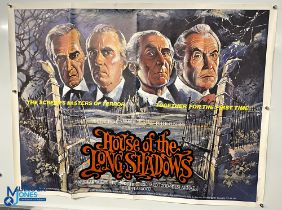 Original Movie/Film Poster – 1983 House of The Long Shadows 40x30” approx. folds apparent,