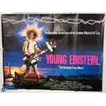 Original Movie/Film Posters (3) – 1989 Young Einstein, 1989 Erik the Viking and The Bear 40x30”