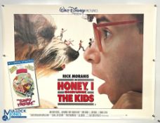 Original Movie/Film Posters (4) – 1989 Honey I Shrunk The Kids, 1990 The War Of The Roses, 1990
