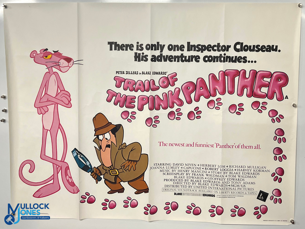 Original Movie/Film Poster (2) – 1982 Trail of The Pink Panther and 1983 Curse of The Pink Panther - Image 2 of 2
