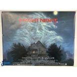 Original Movie/Film Poster – 1985 Fright Night 40x30” approx. creases apparent, very slight scuffing