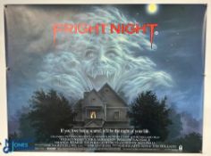 Original Movie/Film Poster – 1985 Fright Night 40x30” approx. creases apparent, very slight scuffing